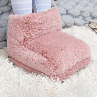 The Warmth and Fluff™ electric cozy foot warmer